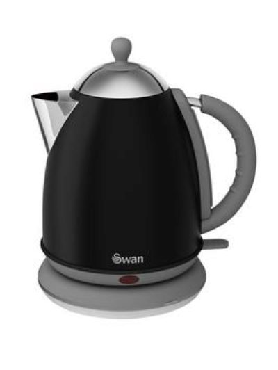 Swan Retro Jug Kettle - Black